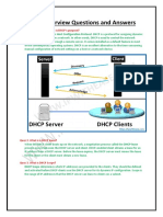 DHCP Interview Questions and Answers