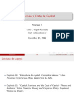 Estructura y Costo de Capital PDF