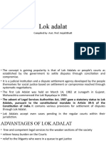 Lok Adalat: Compiled By-Asst. Prof. Anjali Bhatt