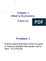 What Is Economics: Problem Set