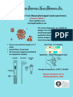 COVID-19 Antigen Test (Nasal Pharyngeal Swab Specimens) : Catalog # 176556-1