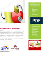 folleto de hipertension