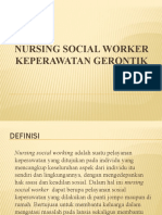 Nursing Social Worker Keperawatan Gerontik
