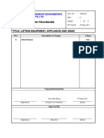 9) SWP-09 Lifting Equipment, Appliances & Gears