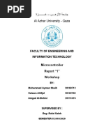 Al Azhar University - Gaza: Microcontroller Report "1" Workshop