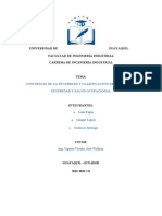 Conciencia de La Seguridad Industrial y Clasificación de Riesgos