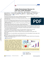 Aptamer-Based Micro Uidic Electrochemical Biosensor For Monitoring Cell-Secreted Trace Cardiac Biomarkers