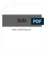 Shura: Islamic Constitutional Law