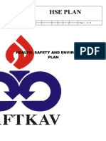 Hse Plan: Health, Safety and Environment Plan