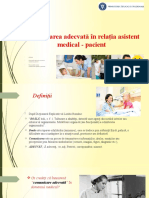 1 Comunicarea Adecvata Dintre Asistent Medical Si Pacient