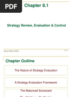 Chapter 8.1 - Strategy Review, Evaluation and Control