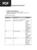 FBI-Technical Spec and Cook Book: Creating A Simple Application