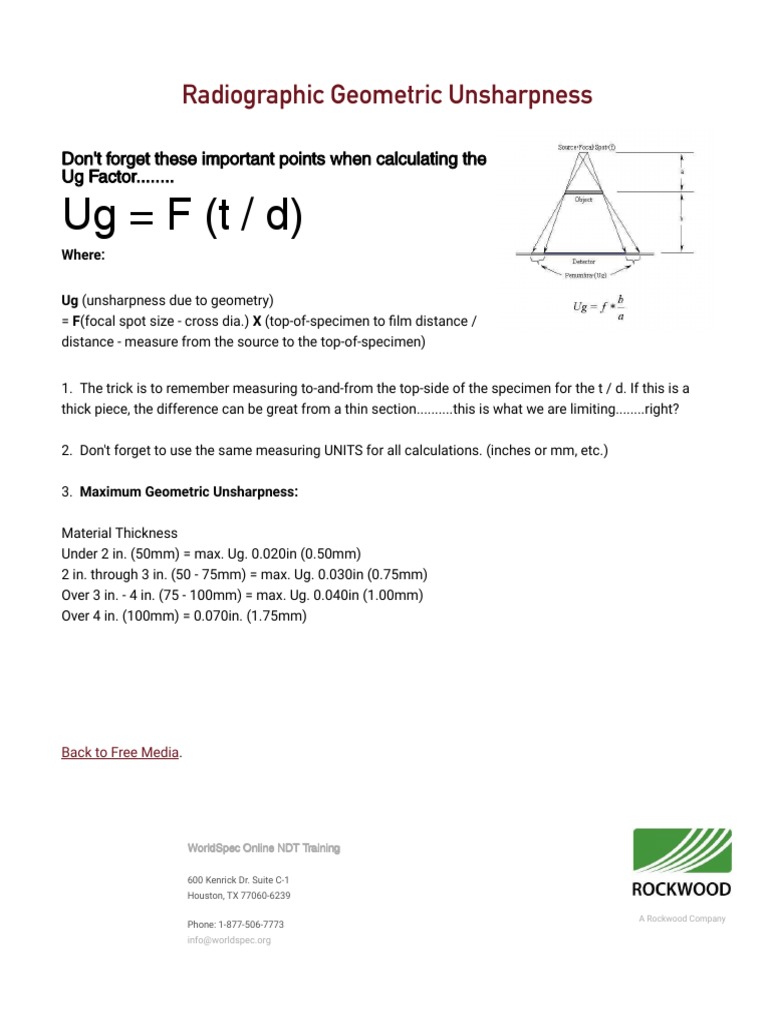 Geometric Unsharpness | PDF