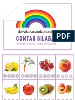 Contar Sílabas - Dondenaceelarcoiris