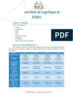 Examen de Logistique Et Achats