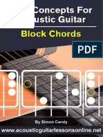 Jazz Concepts For Acoustic Guitar Block Chords PDF