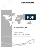 Model GF868: Service Manual (One-And Two-Channel)