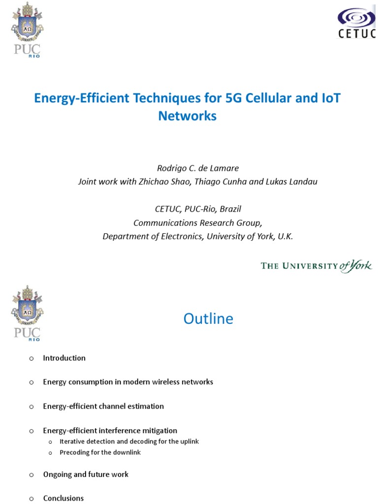 Energy Efficiency in 5G & IoT Networks | PDF | Mimo | Analog To Digital ...