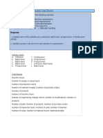 Exercise 5-25 Activity Levels and Cost Drivers: Required