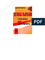 English. Lexicology and Lexicography ( PDFDrive )