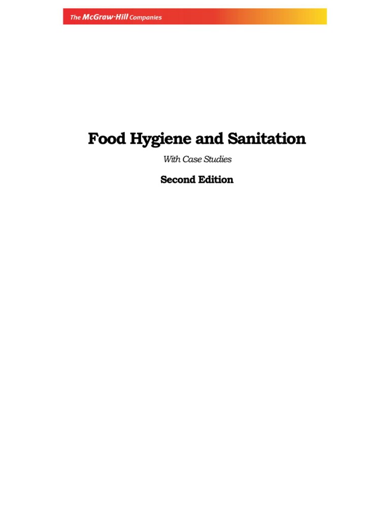 S. Roday - Food Hygiene and Sanitation (2011, MC Graw Hill India) PDF, PDF, Bacteria