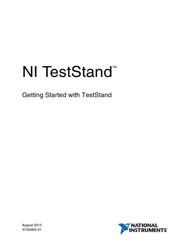 Ni Teststand: Getting Started With Teststand | PDF | Parameter ...