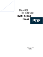 Manoel de Barros: Livro Sobre Nada