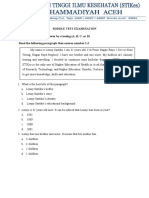 UTS English Practice 2020 PDF