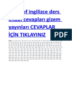 10 Sınıf Ingilizce Ders Kitabı Cevapları Gizem Yayınları