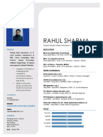 Curriculum Vitae Rahul Sharma