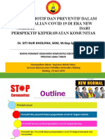 Upaya Promotif Dan Preventif Dalam Pengendalian Covid 19 Polkesma