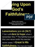 12-26-2010 Relying Upon Gods Faithfulness