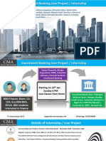InvestmentBanking Live Project Internship Jan PDF