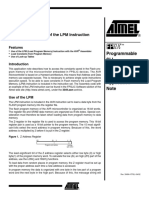 Setup and Use of The LPM Instruction: Programmable SLI AT94K AT94S Application Note