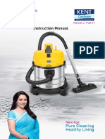 Kent Wet Dry Vacuum Cleaner Manual