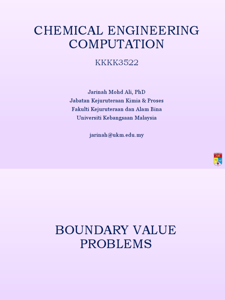 Boundary Value Problems in ODEs | PDF | Boundary Value Problem ...