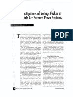 Investigations of Voltage Flicker in Electric Arc Furnace Power Systems