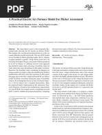 Practical EAF Model For Flicker Assesment