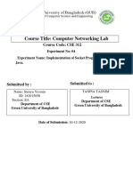 Course Title: Computer Networking Lab