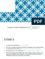 Paces Taking Ethics Personally