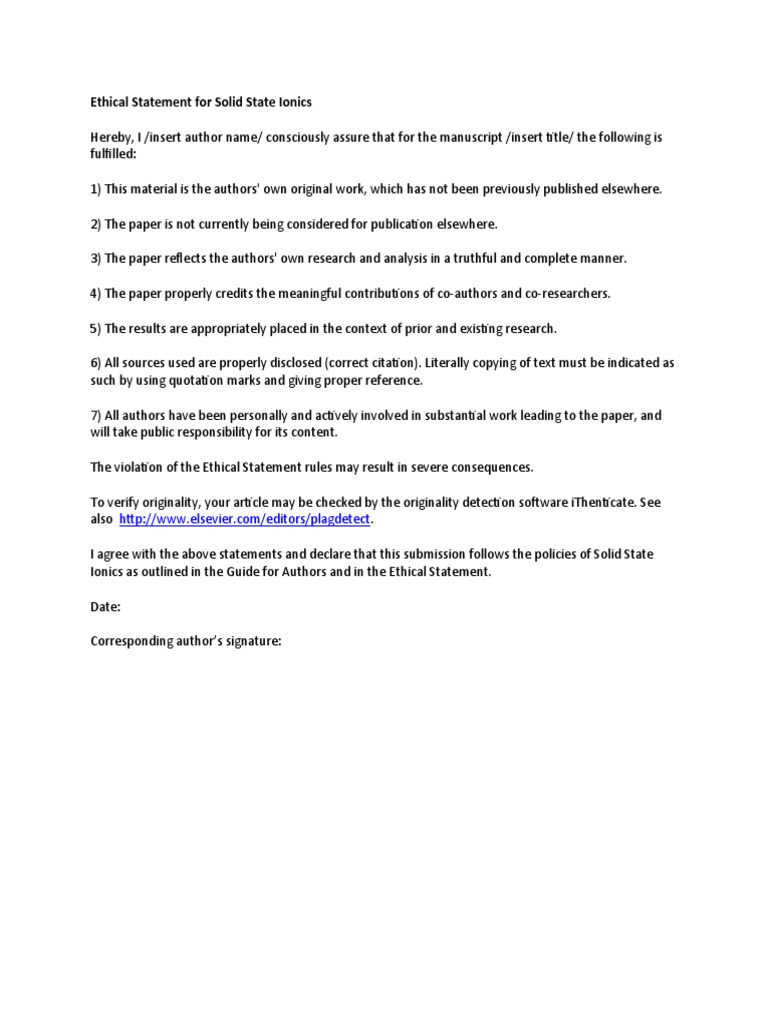 Ethicalstatementsosi 2012 | PDF | Computers