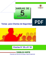 Charlas  N° 26 a  N° 50