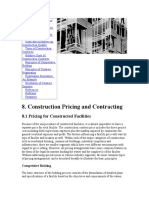 Construction Pricing and Contracting