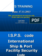 Isps Training: Date: 17.11.2013