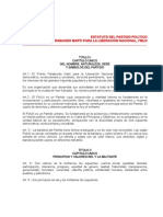 Estatutos FMLN