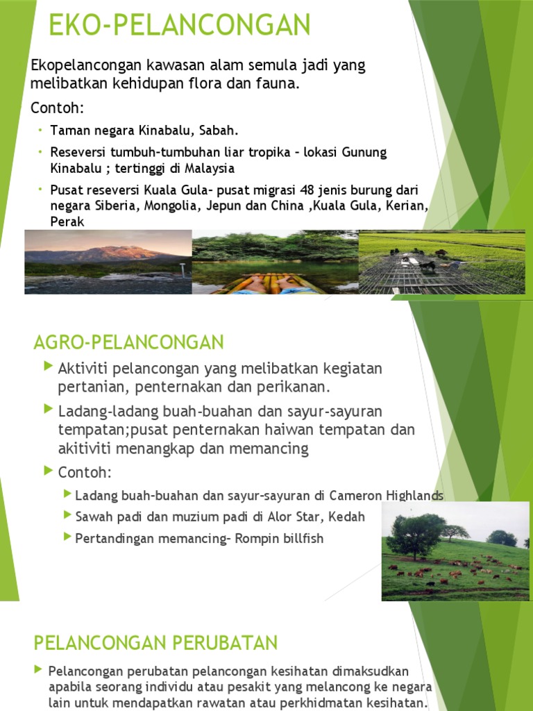 Jenis Jenis Pelancongan Pdf