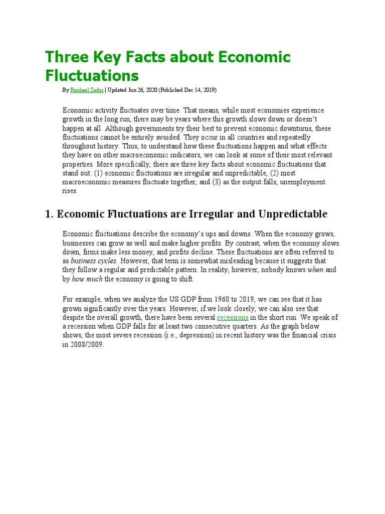 Economic Assignment Material | PDF | Recession | Macroeconomics
