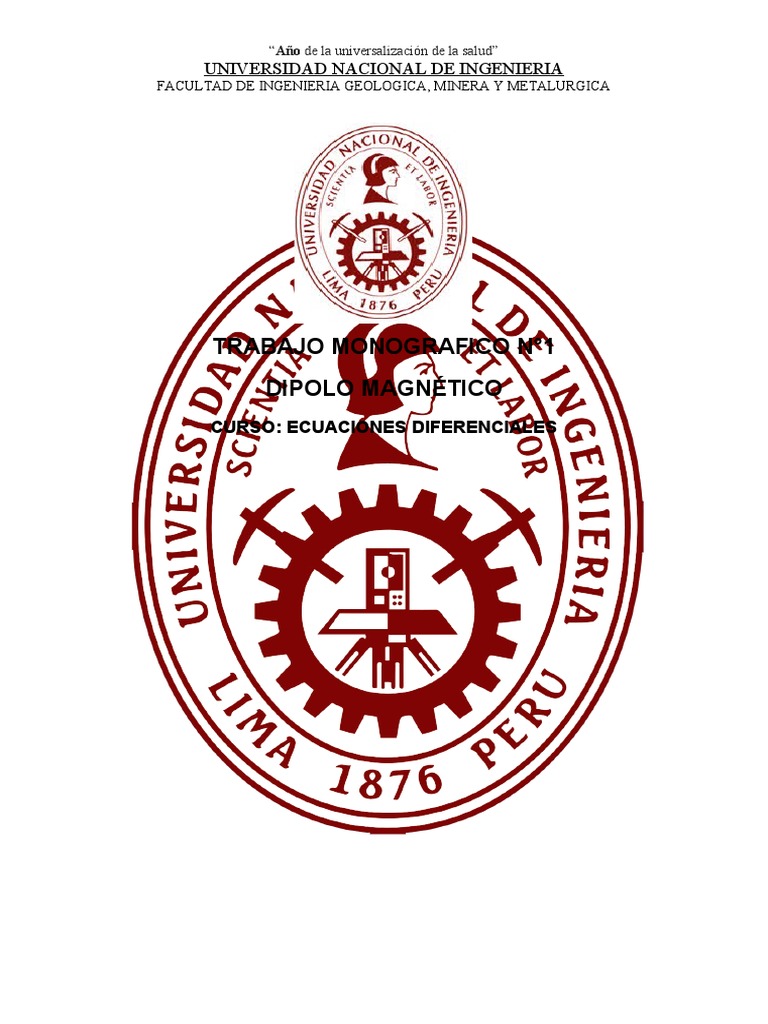 Monografía Dipolo Magnético PDF Curva Imán
