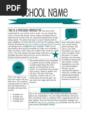 printable-newsletter-templates-teal.doc