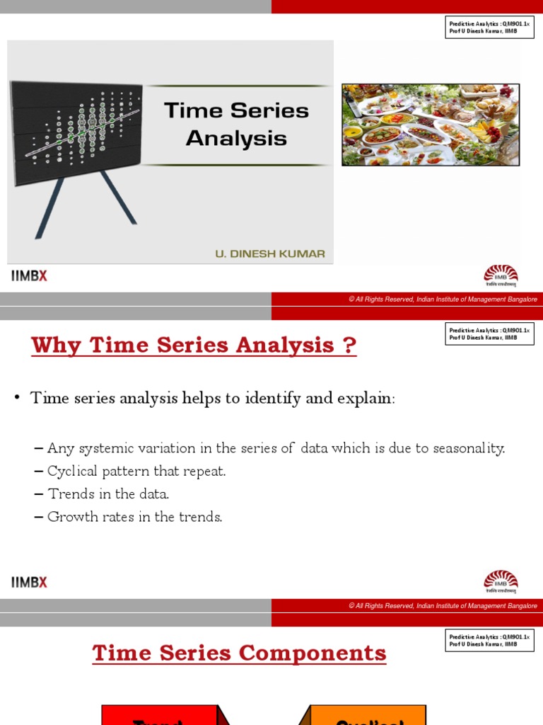 Time Series Analysis 1 | PDF | Seasonality | Predictive Analytics
